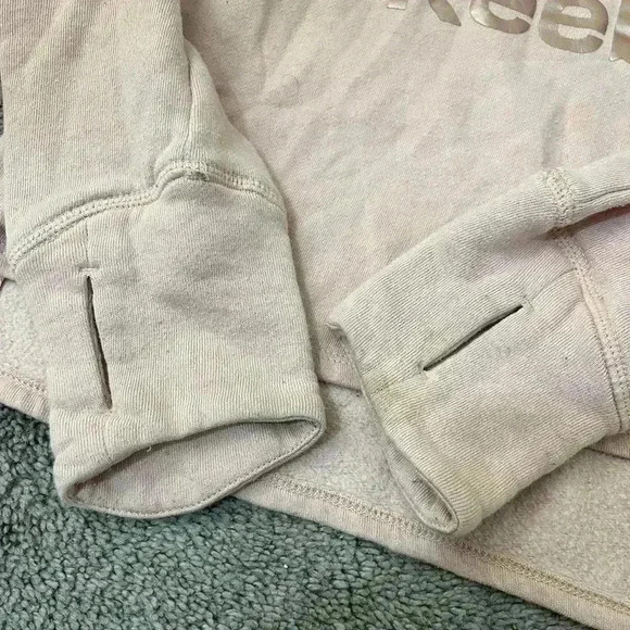 blush, pink, Reebok sweater, size extra small - Picture 3 of 5